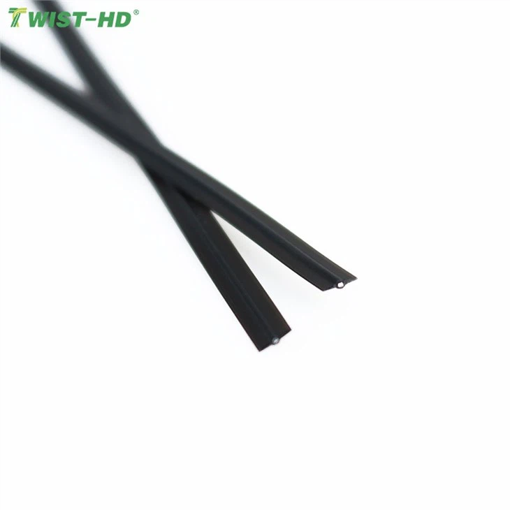 Factory Supplier Black Plastic Twist Tie For Closing