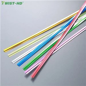 PET műanyag elővágott twist nyakkendők