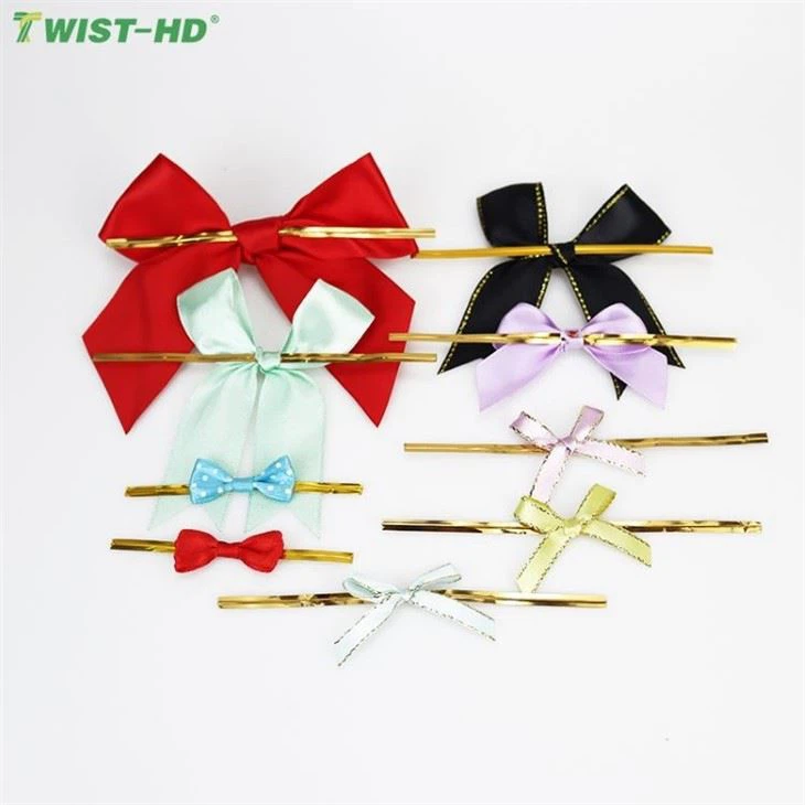 Printable Pre Tied Bow With Wire Twist Tie